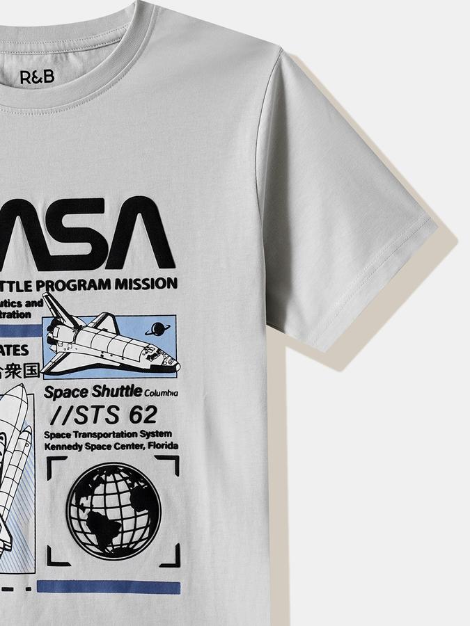 Boys Cotton Regular Fit Crew Neck Graphic T-shirt