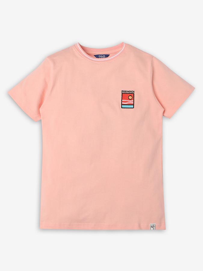 Boys Regular Fit Short Sleeve Crew Neck T-Shirt