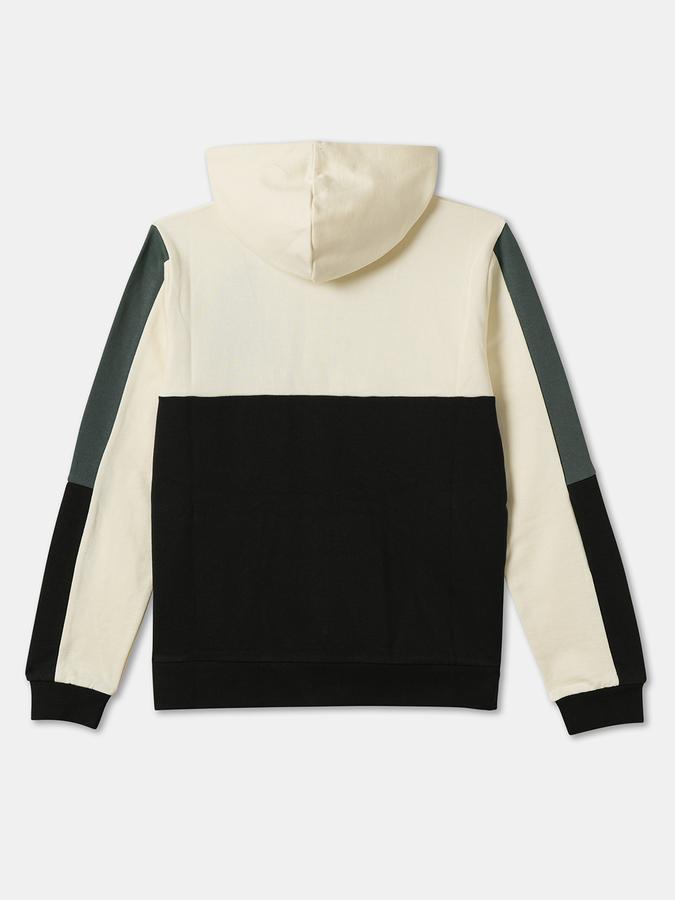 R&B Boys' White Printed Jacket