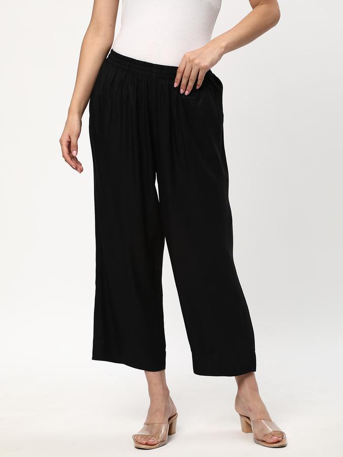 Women Relaxed Fit Flat-Front Culottes image number 0