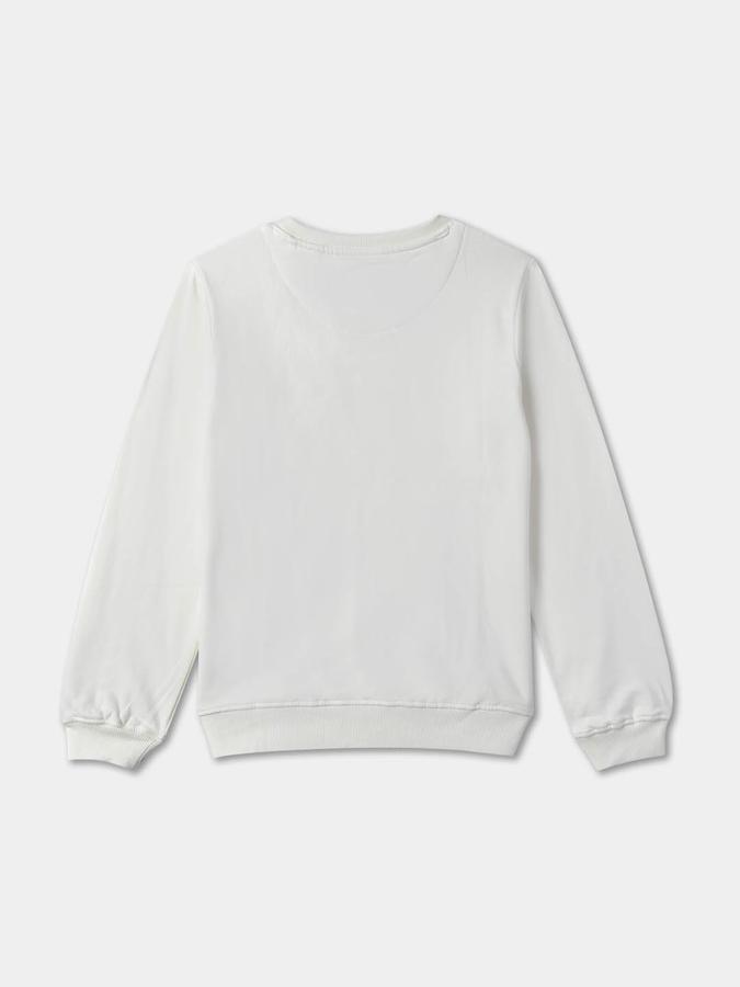 Full Sleeve Solid Girls Sweatshirt image number 1