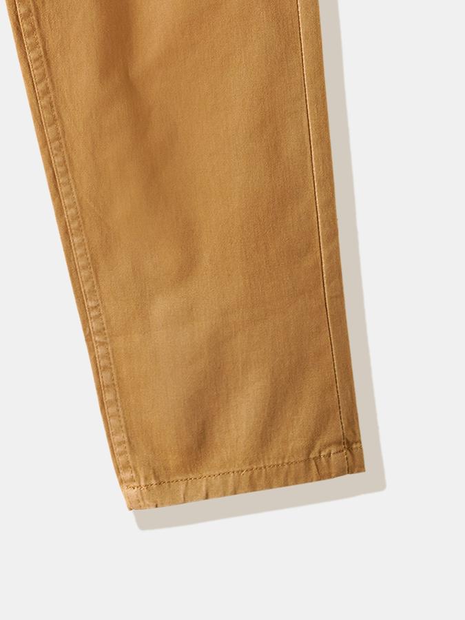 Boys Cotton Regular Fit Drawstring Waist Clean Hem Trousers