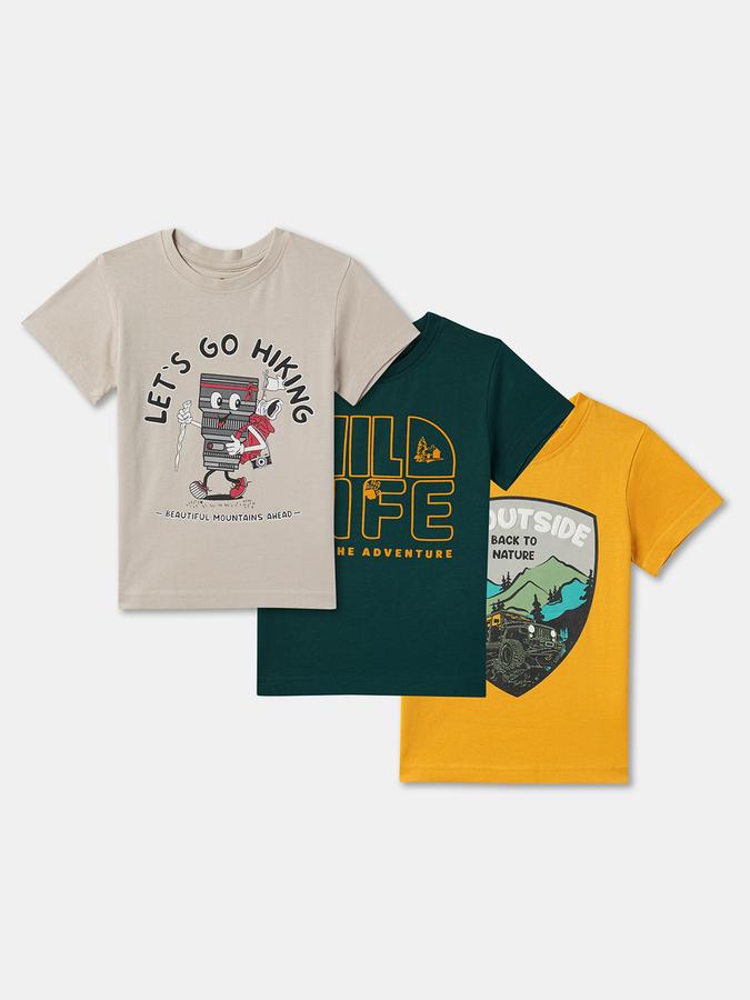 Boys Regular Fit Short Sleeve Crew Neck T-Shirt