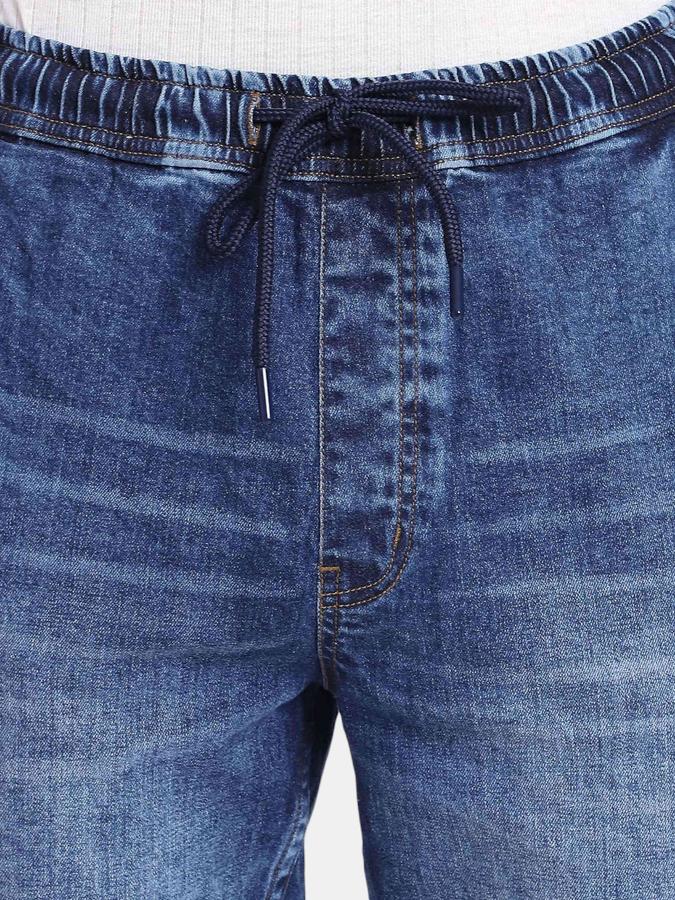 R&B Navy Blue Relaxed Fit Men Mid Rise Jeans