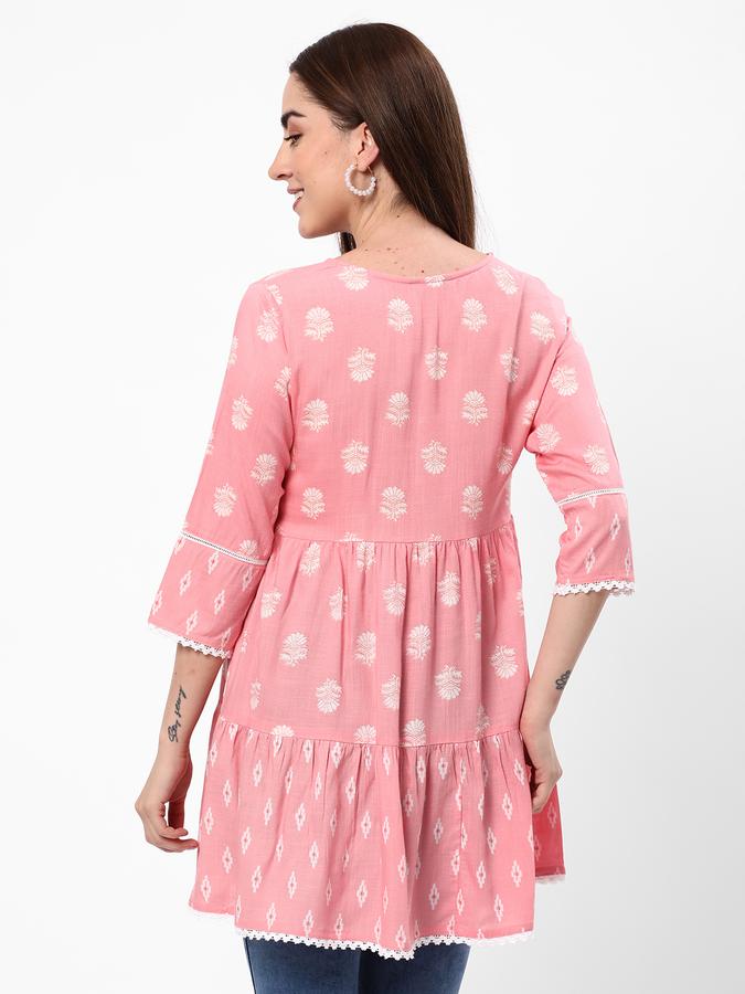 R&B Women's Printed Rayon Tunic 3Q Sleeve image number 2