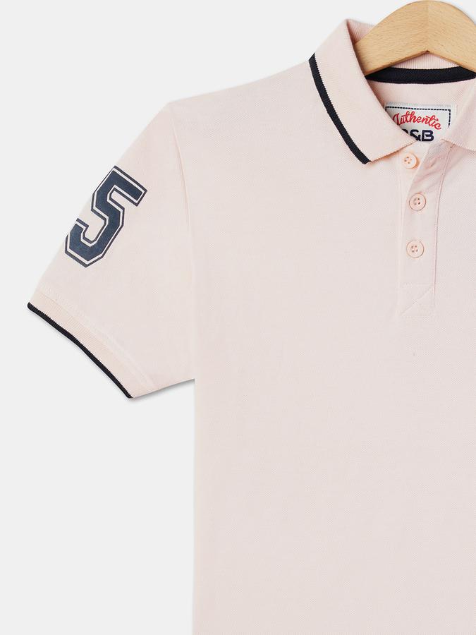 R&B Boy's Solid Polo image number 2