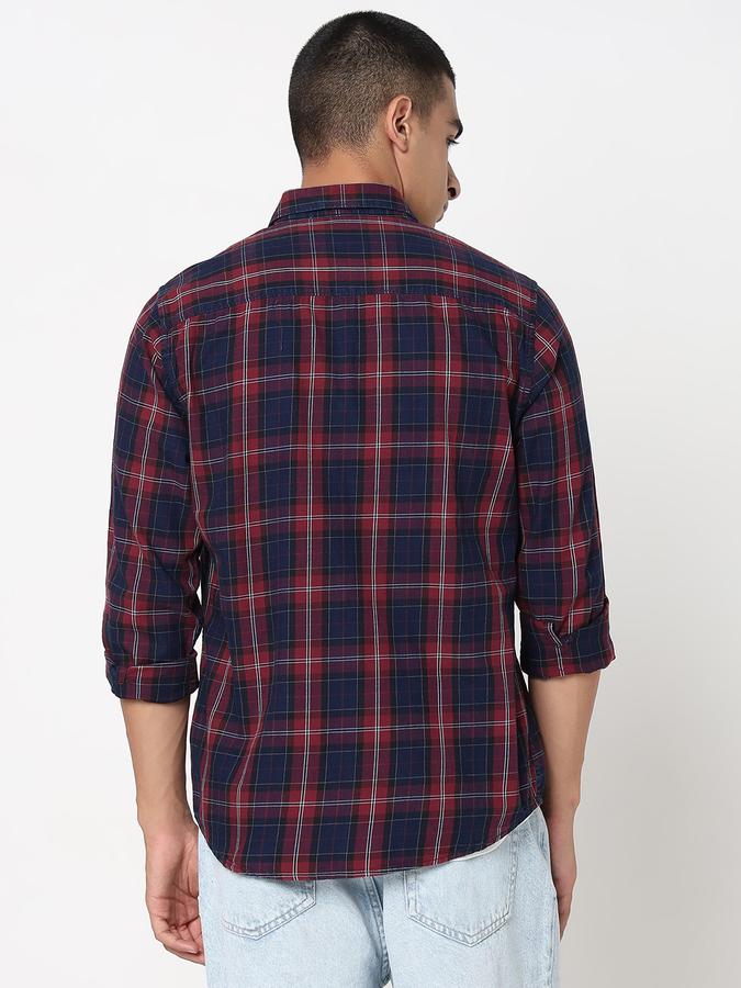 R&B Men's Red Checked Shirt