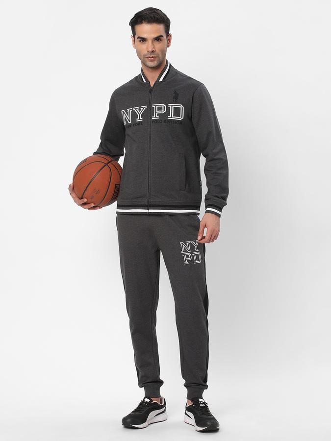 Men Cotton Regular Fit Track Jacket