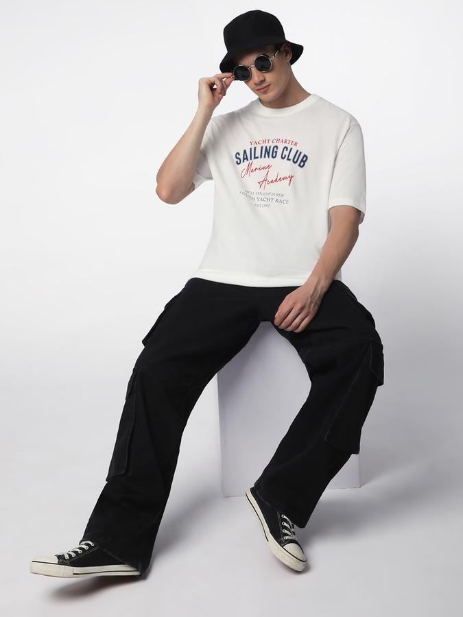 R&B MEN'S Graphic Printed T-Shirt with Crew Neck and Short Sleeves image number 1
