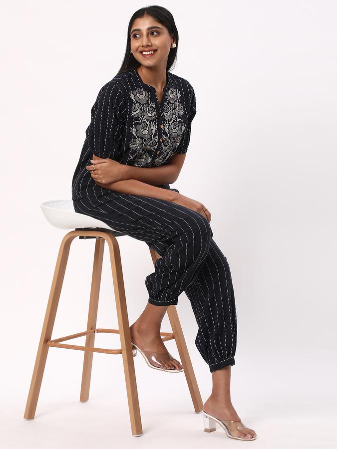 Women Printed Relaxed Fit Cotton Top image number 1