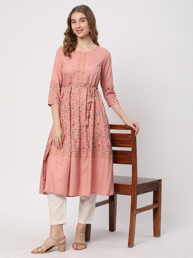 Women Printed A-Line Kurta image number 1