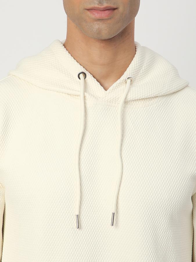 Men Cotton Oversized Fit Hooded Solid Sweatshirt
