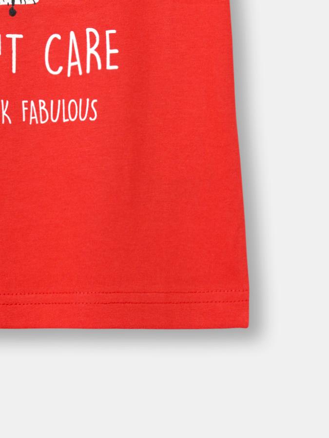 R&B Red Girls T-shirts image number 3