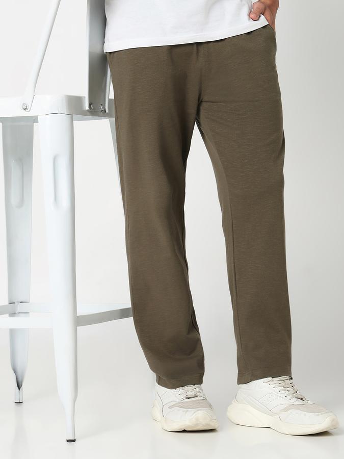 R&B Men's Olive Trousers