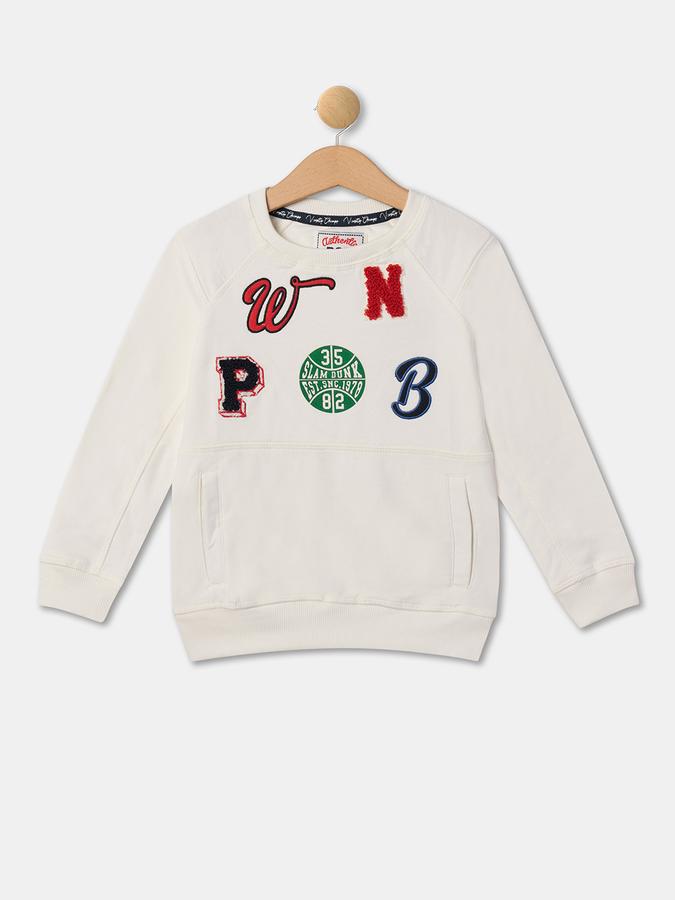 R&B Boys White Sweatshirt
