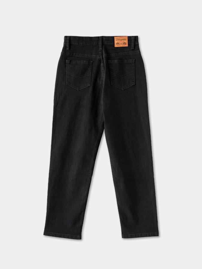 Boys Cotton Regular Fit Button Waist Clean Hem Jeans