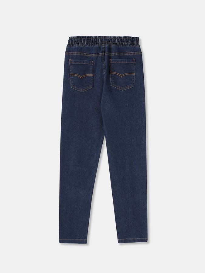 Boys Blend Regular Fit Mid Rise Solid Jeans