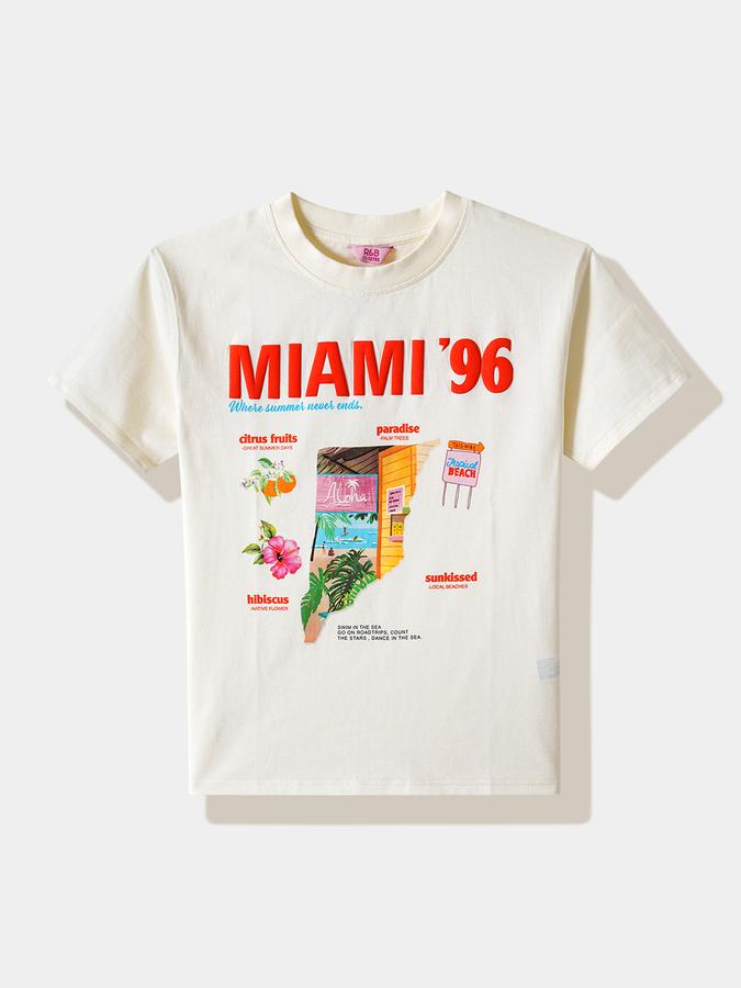 Girls Cotton Regular Fit Crew Neck Short Sleeve Graphic Top