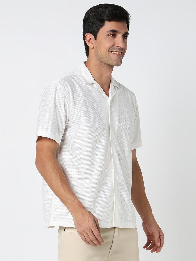 Men Self Design Casual Shirt data-index=