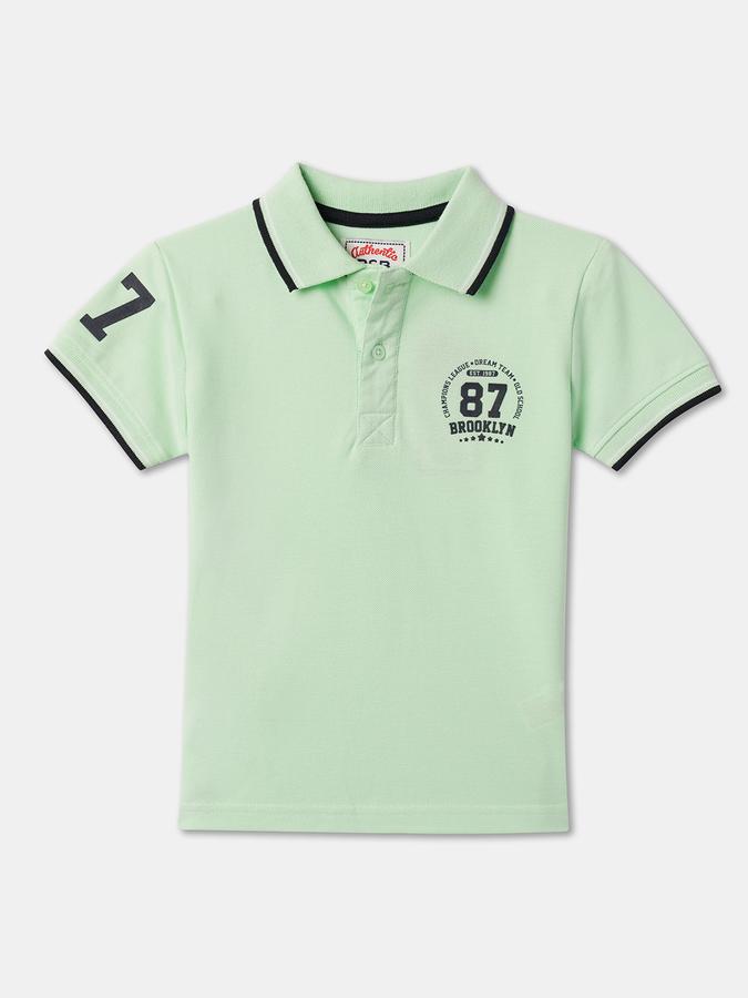 Boys Relaxed Fit Polo T-Shirt image number 0