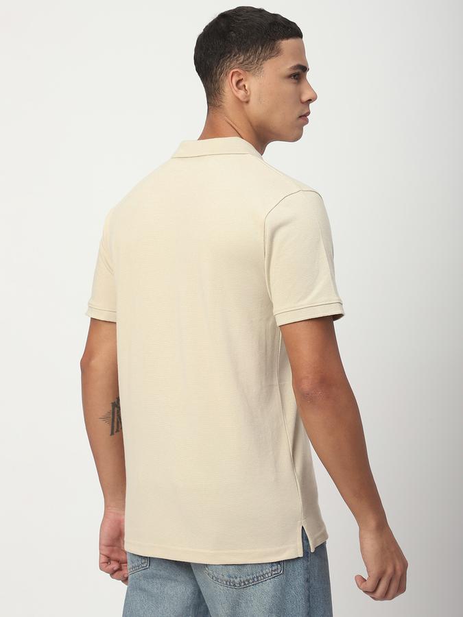 Solid Men Polo Neck T-Shirt data-index=