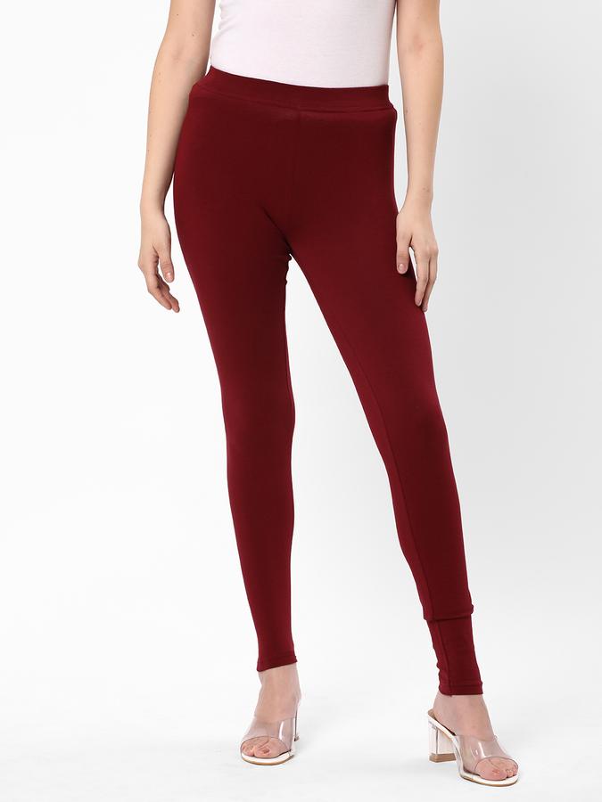 R&B Women Burgundy Leggings