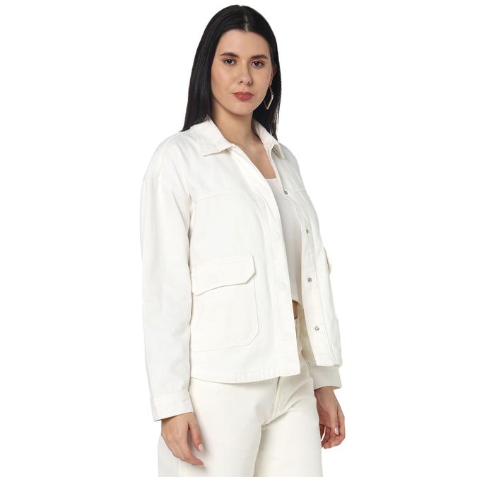 R&B Women Ivory Solid Co-ord Set