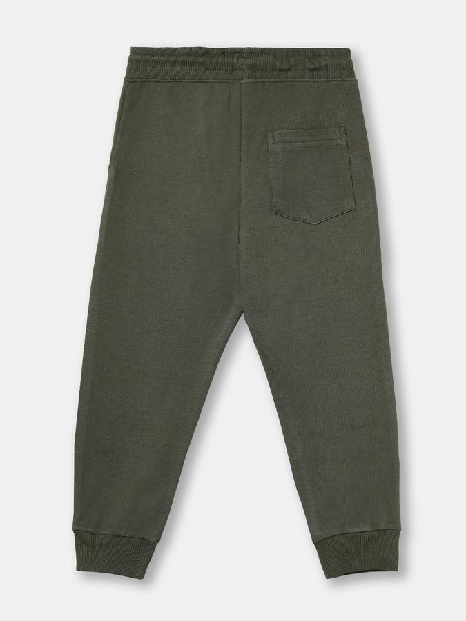 R&B Boys Olive Track Pant & Joggers image number 1