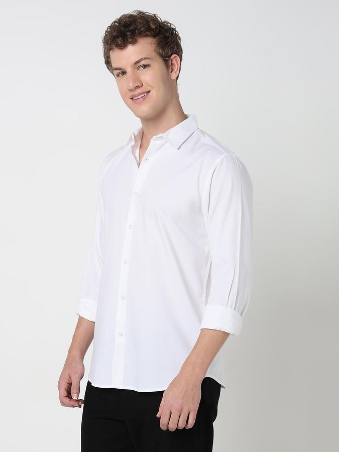 R&B MEN'S FULL SLEEVE Solid SHIRT image number 2