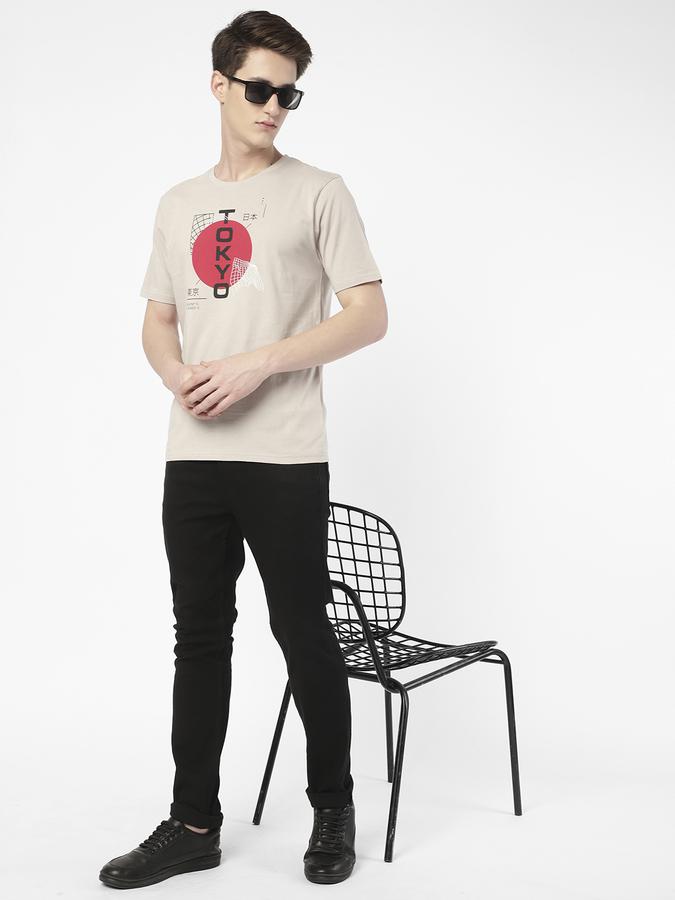 R&B Men Beige T-Shirt image number 0