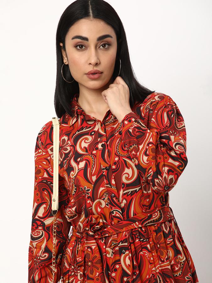 R&B Women Burgundy Dresses