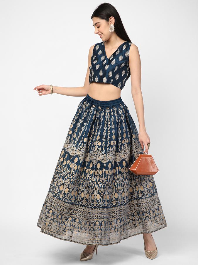 R&B Women Teal Skirts image number 1
