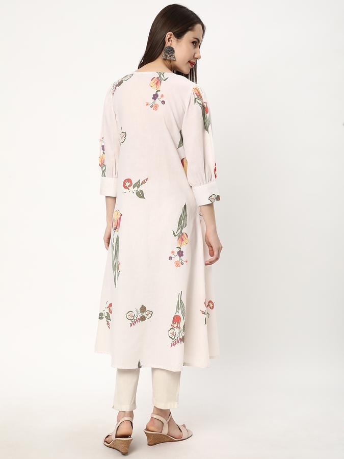 R&B Women Printed A-line Kurta image number 2