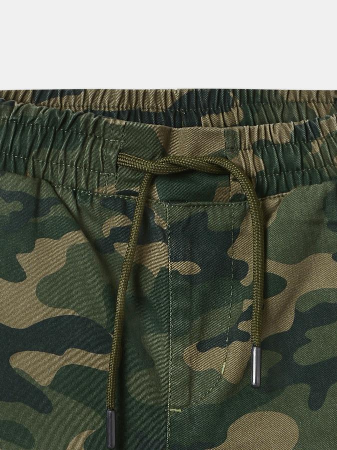 R&B Boys Olive Shorts & 3/4Ths image number 3