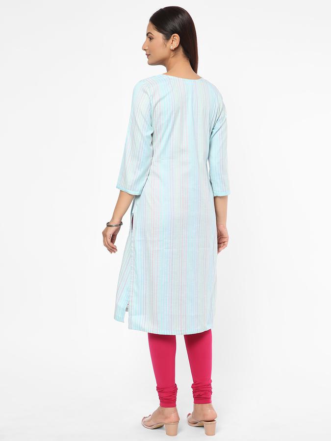 R&B Women Blue Kurta image number 2