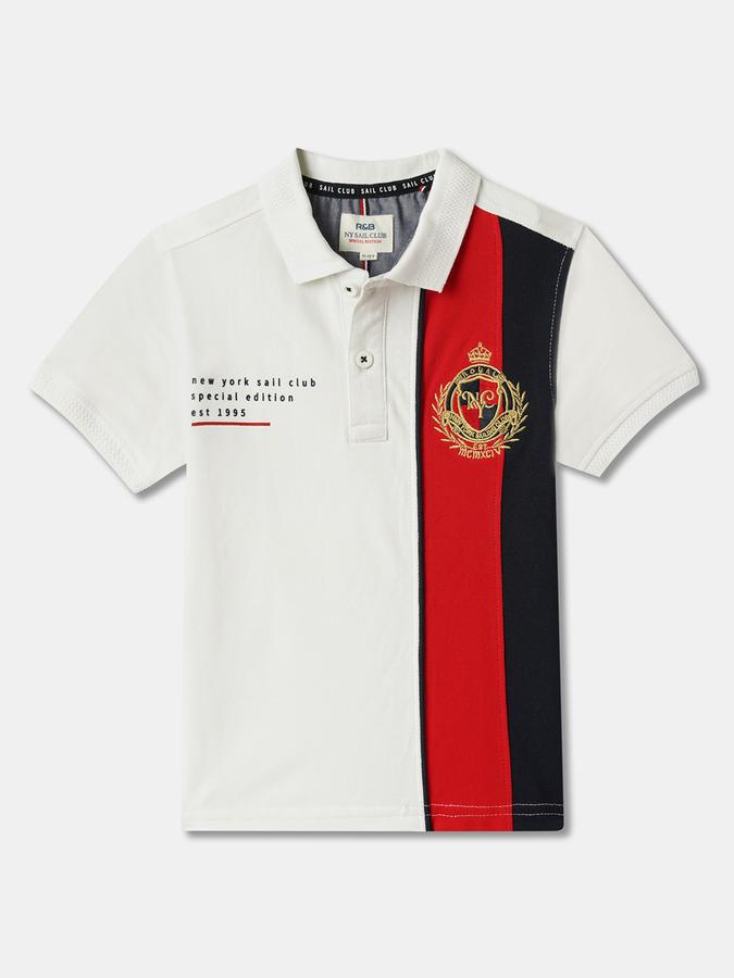 Boy Colourblock Polo T-Shirt image number 0