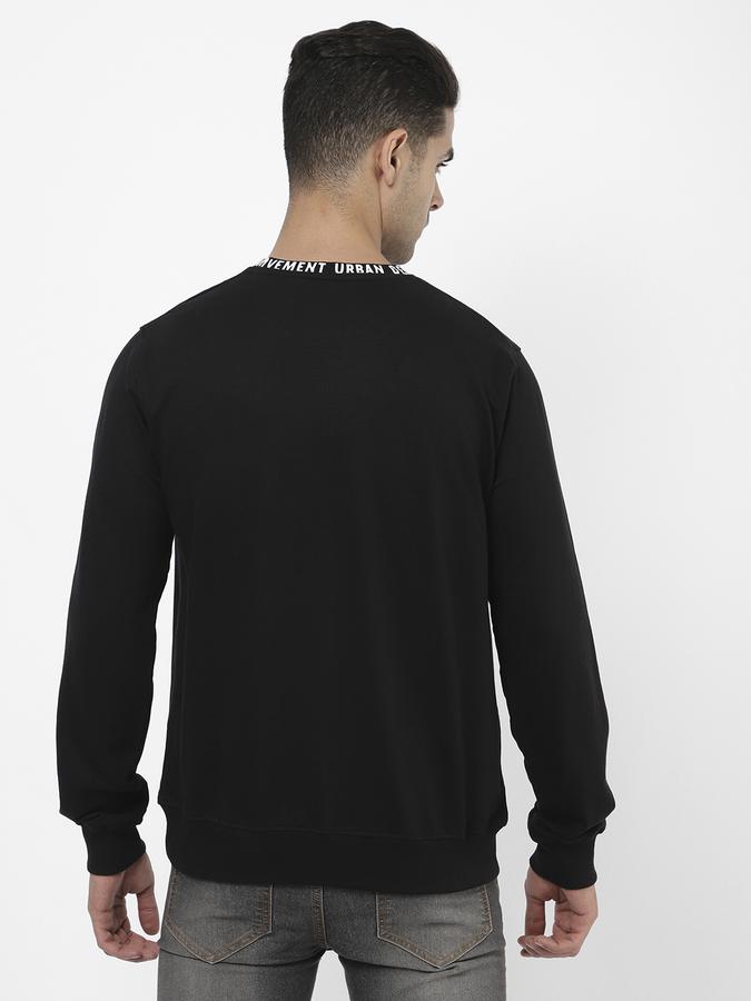 R&B Men Black Sweatshirts & Hoodies image number 2