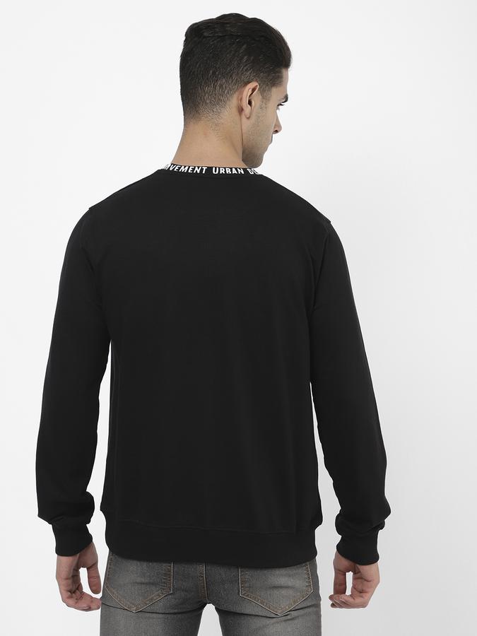 R&B Men Black Sweatshirts & Hoodies image number 2