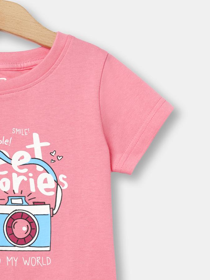 R&B Pink Girls T-shirts image number 2