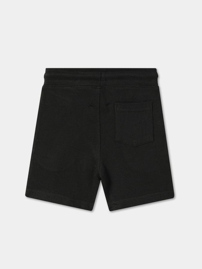 Boys Cotton Relaxed Fit Drawstring Waist Clean Hem Shorts