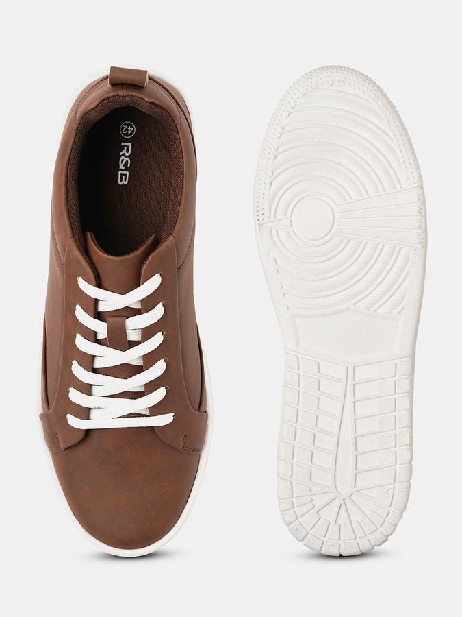 R&B Men Brown Casual Shoes image number 3