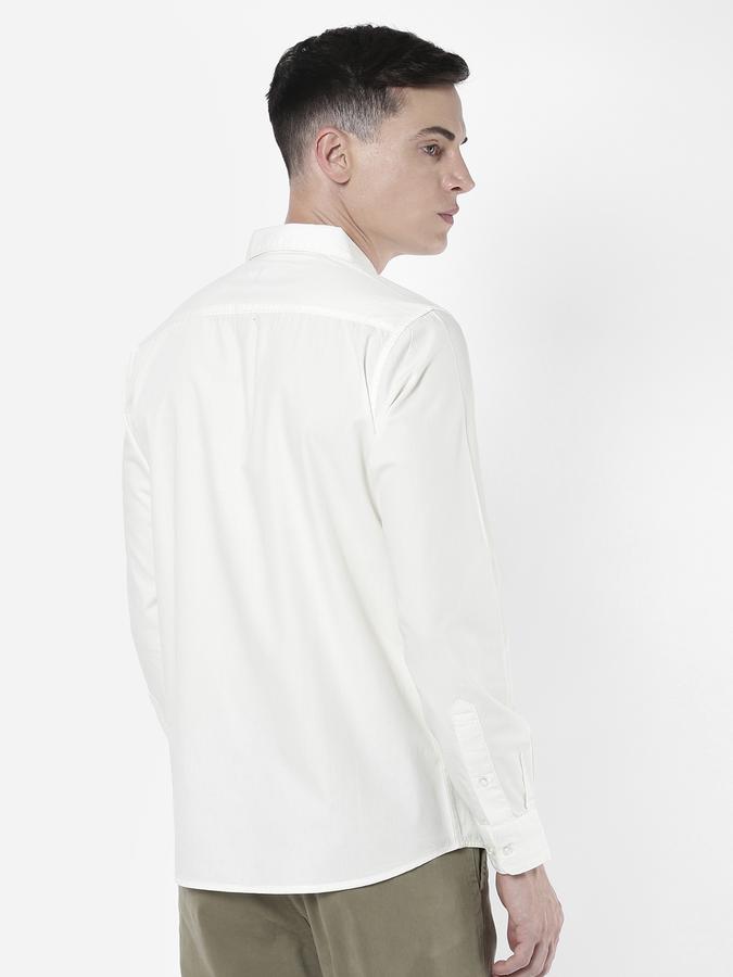 R&B Men White Casual Shirts data-index=