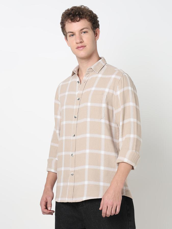 R&B MENS CASUAL Long Sleeve SHIRT-REGULAR FIT image number 2