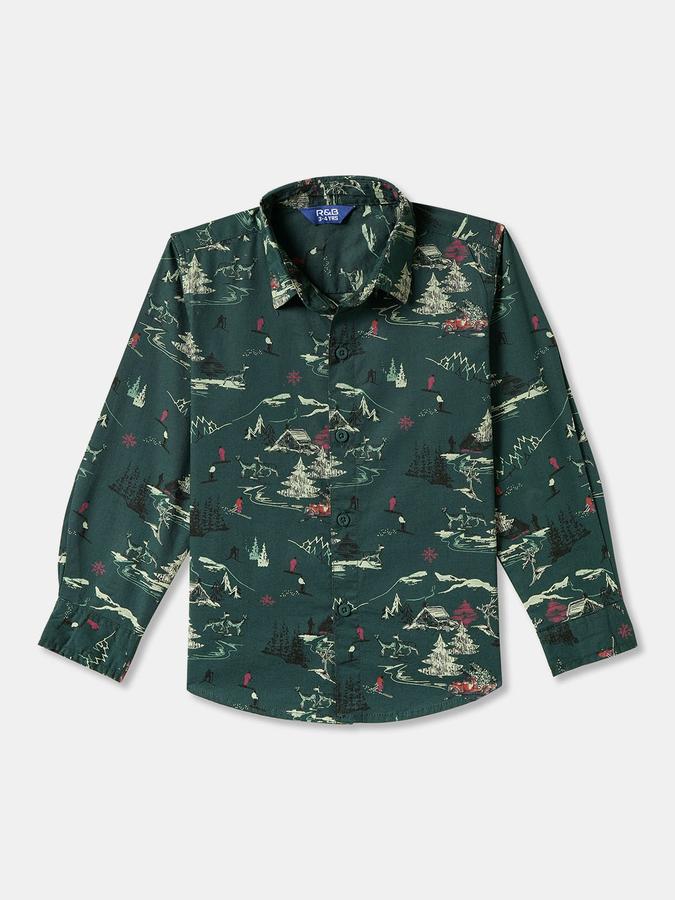 Boys Printed Casual Shirt