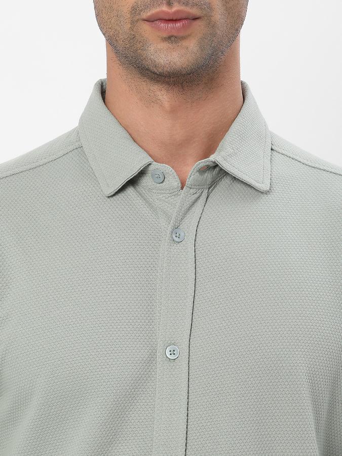 Men Cutaway-Collar Regular Fit Shirt image number 3