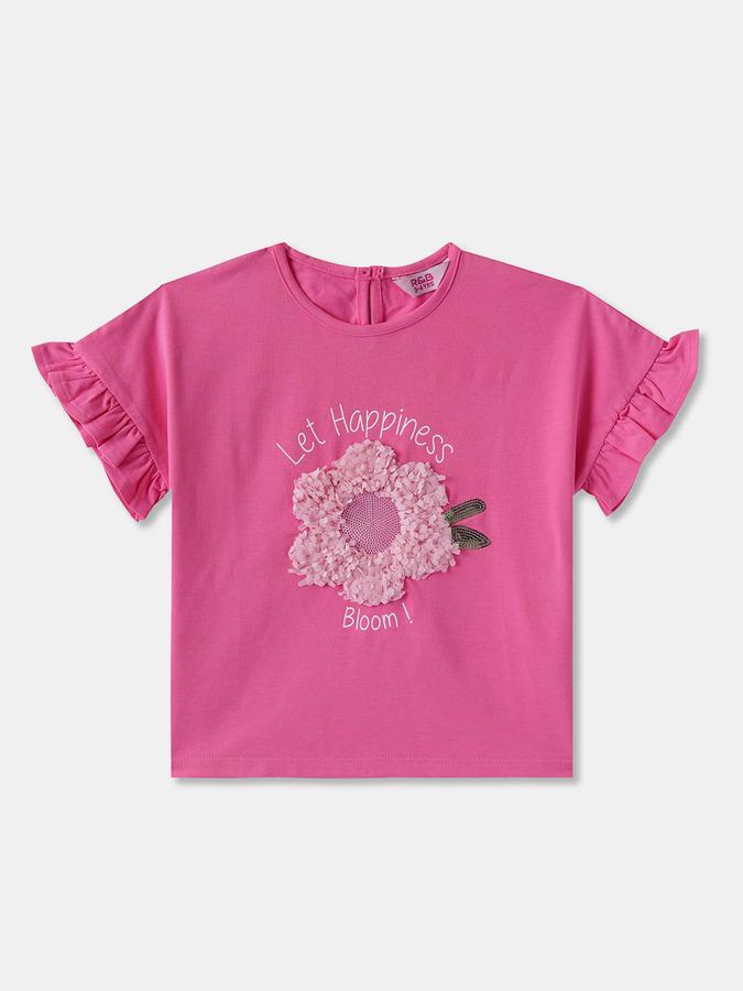 Girls Pure Cotton Knit Top 