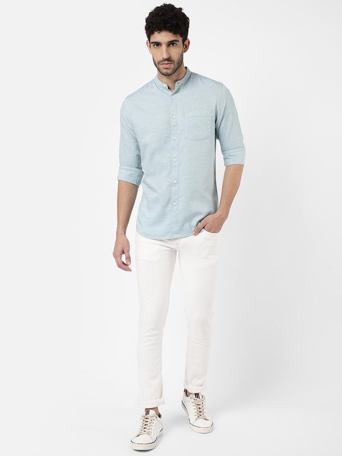 R&B Blue Men Casual Shirts image number 1