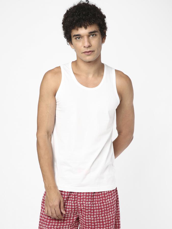 R&B White Men Vests