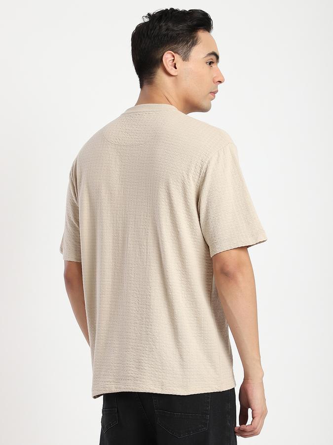 R&B Men's Beige T-Shirt