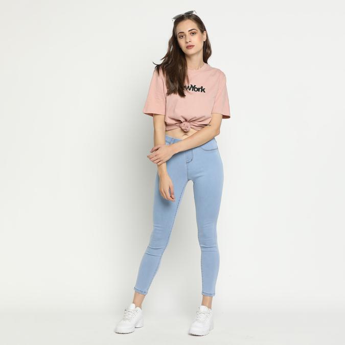 R&B Ankle length Blue Jeans image number 1